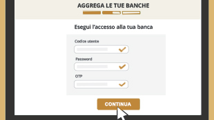 Schermata inserimento credenziali.