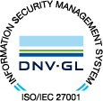 Logo ISO/IEC 27001.