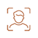 Biometric authentication icon.